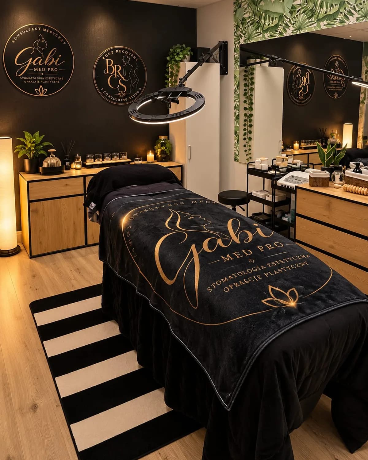 The treatment room at Body Recovery and Contouring Studio
